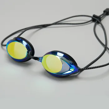 Új úszószemüveg kötélfej élénk színű galvanizált vízálló és páramentesítő szemüveggel Felnőtt kültéri úszószemüveg
