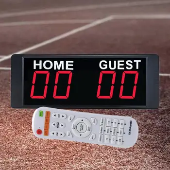 Mini elektronikus digitális eredménytábla távirányító kosárlabda labdarúgás