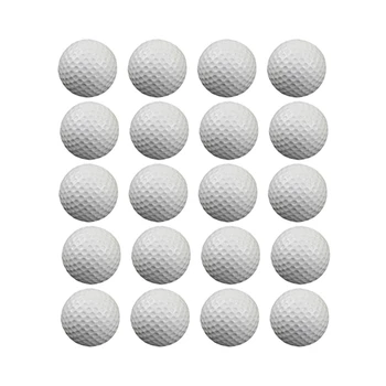40 db Air Golf gyakorló labdák, hablabda, golf edzés beltéri és kültéri, háztáji ütőszőnyeghez, fehér