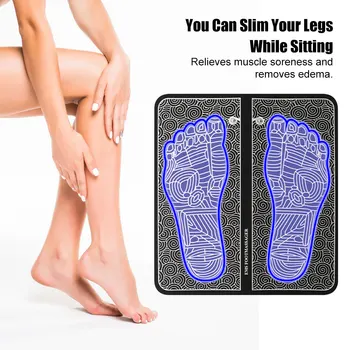  elektromos lábmasszírozó pad láb izom stimulátor akupunktúrás lábszőnyeg javítja a vérkeringést enyhíti a fájdalmat Fájdalom egészségügyi ellátás