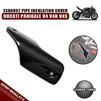 Ducati Panigale V4/ V4S / V4R 2018-2022 2019 100% szénszálas kipufogócső szigetelő burkolat Faring motorkerékpár tartozékok