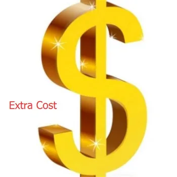 Extra szállítási költség áruk vagy áruk esetében, extra előállítási költség az általunk közölt tételeknél
