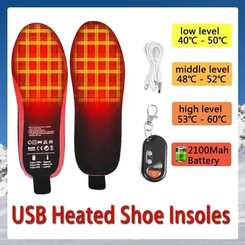 USB fűtött cipőtalpbetét láb meleg zoknibetét szőnyeg 3 sebesség vezeték nélküli hőmérséklet elektromosan melegítő talpbetét meleg termikus talpbetét