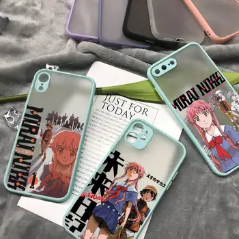 Future Diary Mirai Nikki anime Phone Case matt átlátszó iPhone 14 11 12 13 plus mini x xs xr pro max borítóhoz