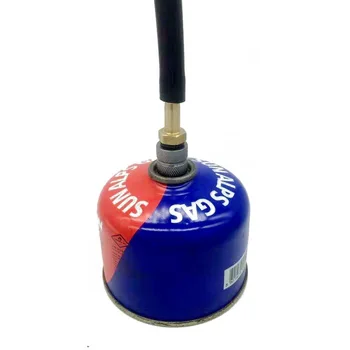 Többcélú kültéri kempingtűzhely kapcsolószelep tartozékok Csatlakozó LPG-palackokhoz cseppfolyósított palack gáztartály adapter