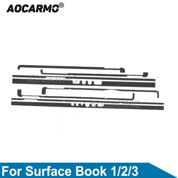 Aocarmo 1Set ragasztó a Microsoft Surface Book számára 1 2 3 könyv3 13,5 / 15 hüvelykes teljes LCD kijelző Keret ragasztószalag matrica