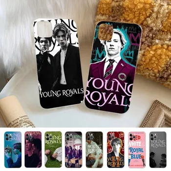 Young Royals TV-műsor telefontok iPhone 8 7 6 6S Plus X SE 2020 XR XS 14 11 12 13 Mini Pro Max mobiltáska