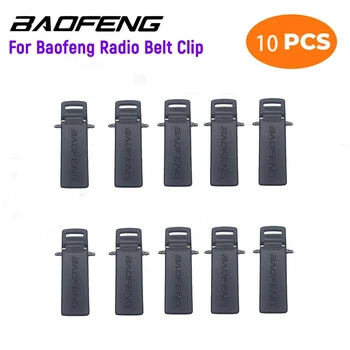 10dbs hátsó klipek Spring BaoFeng UV-5R övcsipesz BaofengUV 5RE Plus 5ra Baofeng tartozékokhoz
