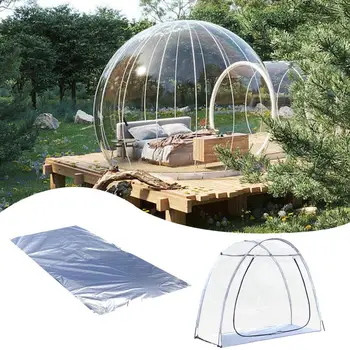 PVC átlátszó sátor nagyítás Szélesítse a napfény szabadidősátrat 2-3 személy Kültéri kempingsátor Virágház növénytermesztő helyiség