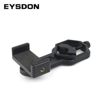 EYSDON okostelefonos fényképészeti adapter műanyag tartó, kompatibilis a binokuláris monokuláris pecsételő szkóp távcsővel és mikroszkóppal