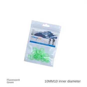 szilikon fluoreszkáló gyűrű szilikon 100 könnyű, multifunkcionális kültéri kemping kiegészítők Kemping sátor körmök ragyognak