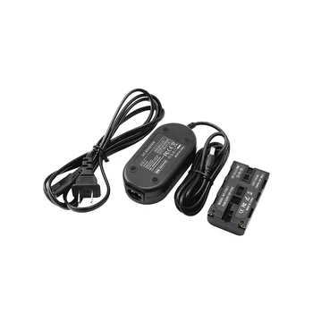 NP-F550 próbabábu csatoló akkumulátor Sony NP-F550 sorozatú akkumulátorhoz LED töltőlámpa monitor Z CAM kamera US csatlakozó